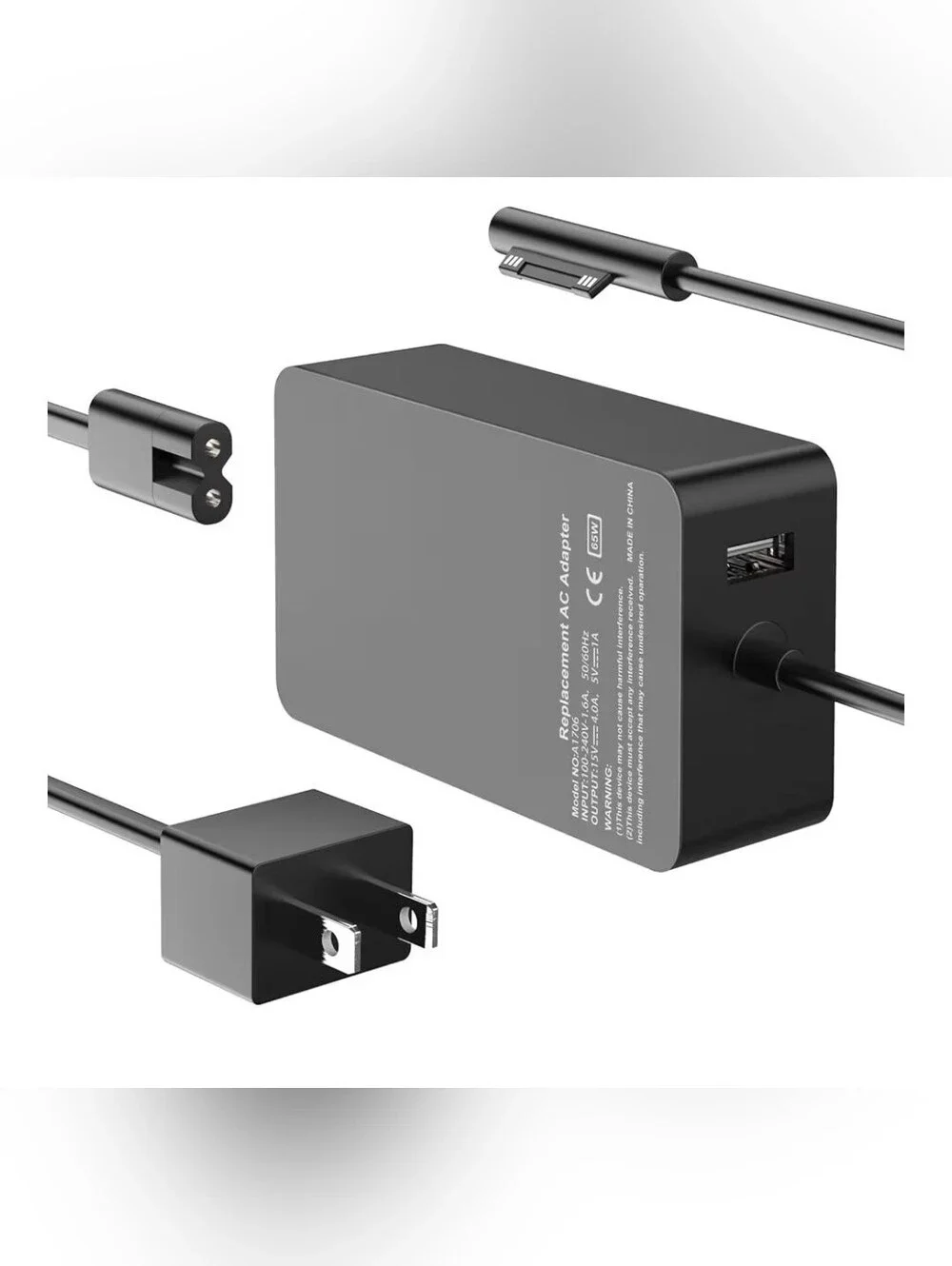 Genuine Microsoft Surface Pro Charger 65W for Surface Pro 3/4/5/6/7/8/9/X